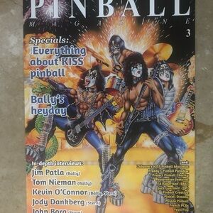 KISS BAND - Pinball Magazine Cover Poster! New!
Gene-Ace-Peter-Paul